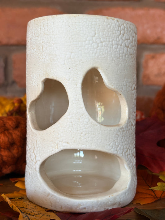 Tall Ghost Tea Light Holder – Autumn Embers Collection