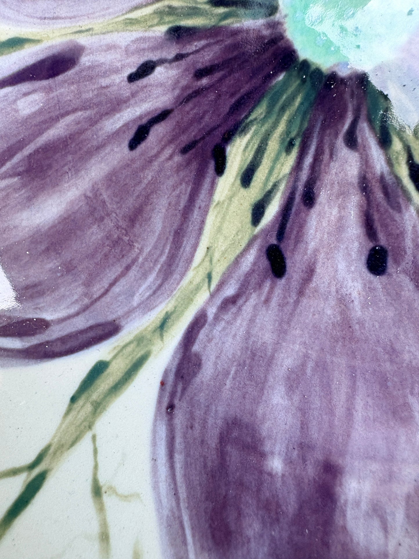 Hand‑Painted Nigella Bloom Bowl – Petal & Earth Collection